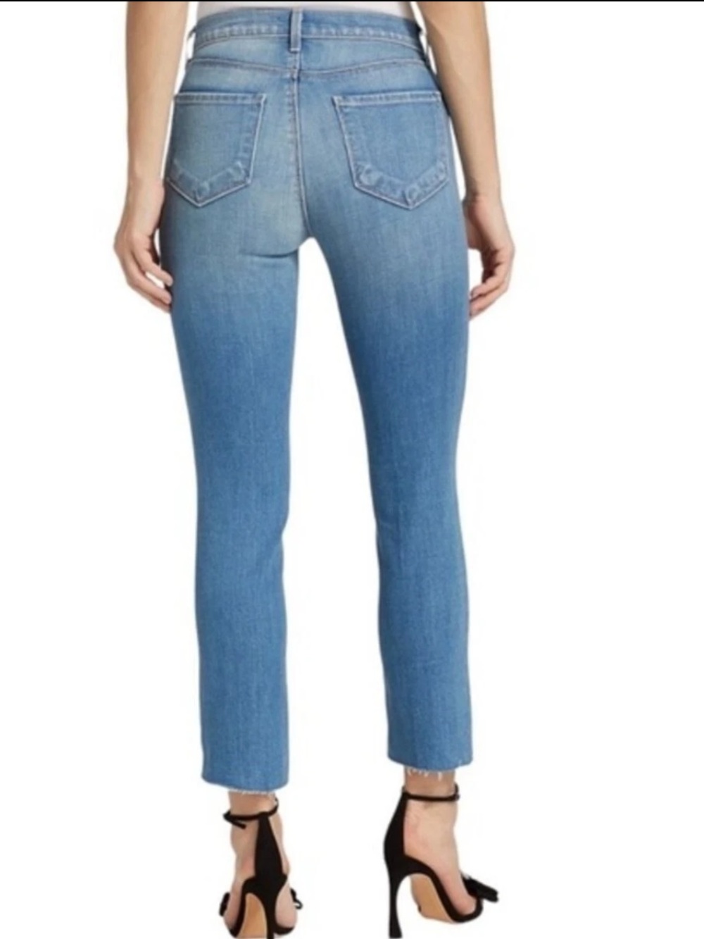 L’AGENCE Sada High Rise Slim Crop High Jeans in Camden, EUC, Size 24 - Picture 3 of 7